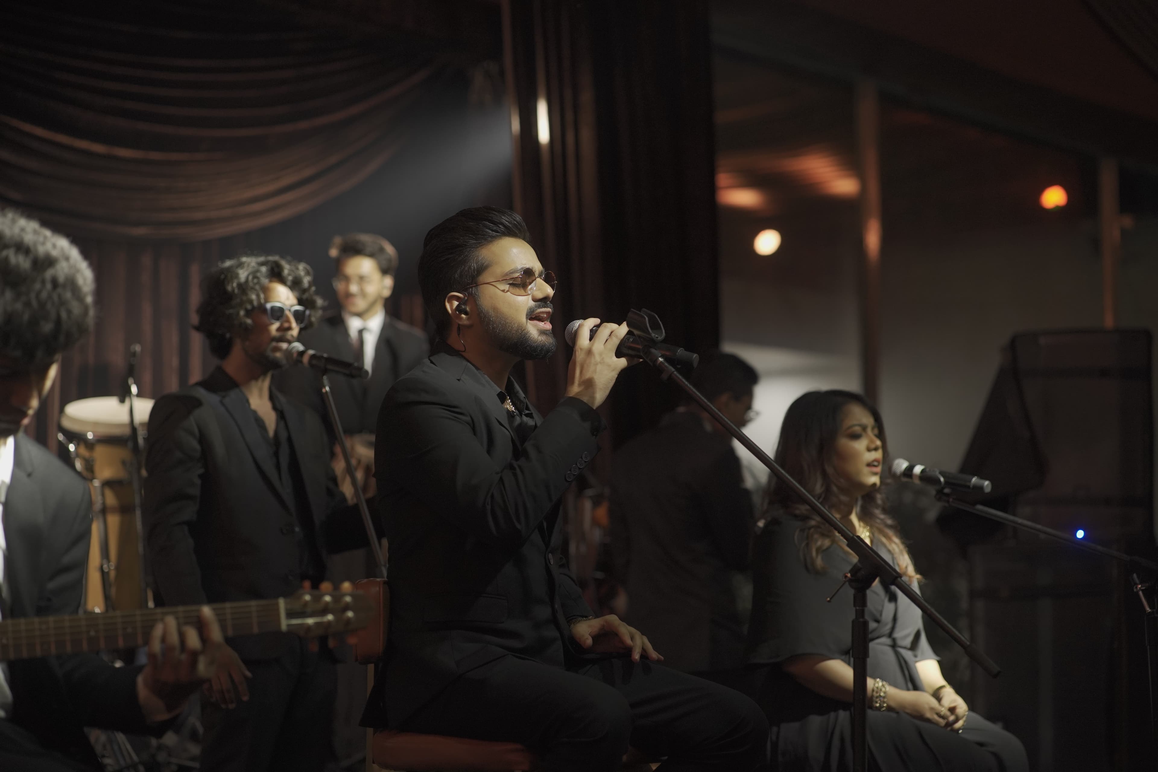 The Suryansh Project performing live on stage
